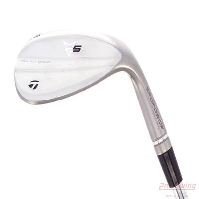 TaylorMade Milled Grind 5 Satin Chrome Wedge Lob LW 60° 8 Deg Bounce LB True Temper Dynamic Gold Tour Issue 115 Steel Wedge Flex Right Handed 35.0in