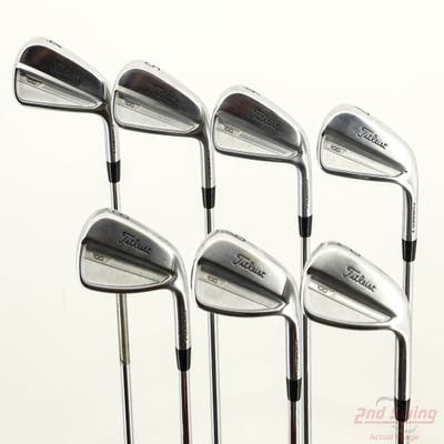 Titleist 2023 T100 Iron Set 4-PW True Temper AMT White S300 Steel Stiff Right Handed STD