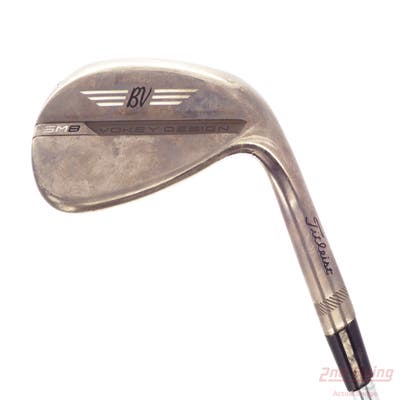 Titleist Vokey SM8 Brushed Steel Wedge Lob LW 60° 4 Deg Bounce L Grind True Temper Dynamic Gold S400 Steel Stiff Right Handed 35.0in