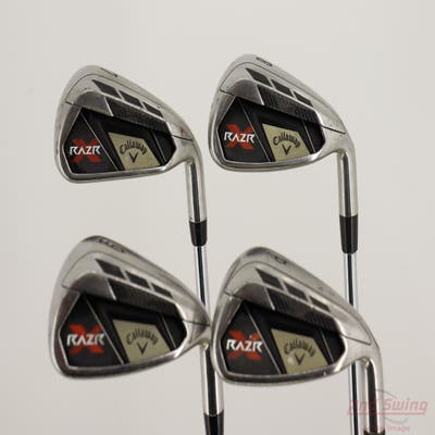 Callaway Razr X Iron Set 7-PW Stock Steel Shaft Steel Uniflex Right Handed STD