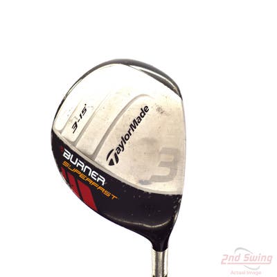 TaylorMade Burner Superfast Fairway Wood 3 Wood 3W 15° TM Matrix Ozik Xcon 4.8 Graphite Regular Right Handed 43.5in