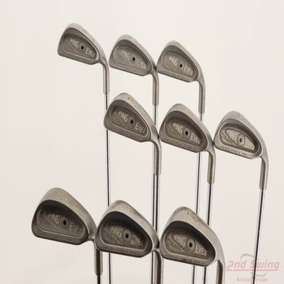 Ping Eye 2 Iron Set 1-9 Iron Ping ZZ Lite Steel Stiff Right Handed Black Dot +1/4"