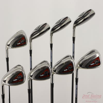 Callaway Razr X HL Iron Set 4-PW AW Callaway Razr X HL Hybrid Graphite Regular Left Handed +1/2"