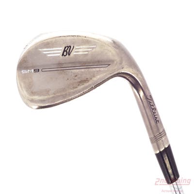 Titleist Vokey SM9 Brushed Steel Wedge Sand SW 56° 12 Deg Bounce D Grind Titleist Vokey BV Steel Wedge Flex Right Handed 35.0in