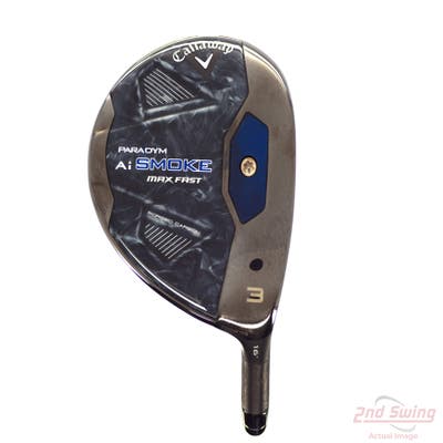 Callaway Paradym Ai Smoke Max Fast Fairway Wood 3 Wood 3W 16° Mitsubishi Eldio Blue/White 40 Graphite Ladies Right Handed 42.0in