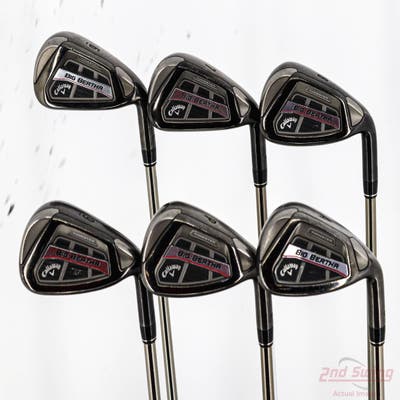 Callaway Big Bertha OS Iron Set 6-PW GW UST Mamiya Recoil ES 460 Graphite Senior Right Handed STD