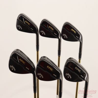 Callaway EPIC MAX Star Iron Set 6-PW AW UST ATTAS Speed Series 50 Graphite Senior Right Handed -1/2"