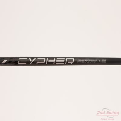 Used W/ Tour Edge RH Adapter Project X Cypher 2.0 40 Driver Shaft Regular 44.75in