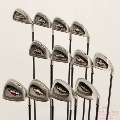 Callaway 1994 Big Bertha Iron Set 2-PW AW SW LW Callaway RCH 96 Graphite Stiff Right Handed +1"