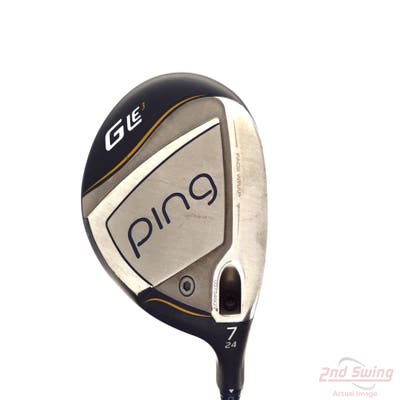 Ping G LE 3 Fairway Wood 7 Wood 7W 24° ULT 250 Lite Graphite Ladies Right Handed 41.75in