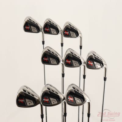 Callaway Razr X Iron Set 4-PW AW SW True Temper Dynamic Gold R300 Steel Regular Right Handed -1 3/4"