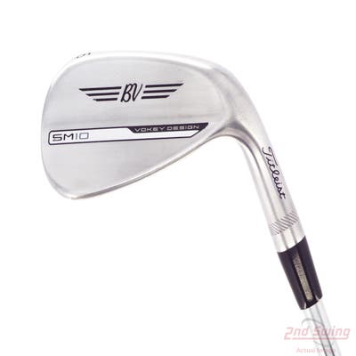 Titleist Vokey SM10 Tour Chrome Wedge Pitching Wedge PW 46° 10 Deg Bounce F Grind Titleist Vokey BV Steel Wedge Flex Right Handed 35.75in