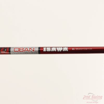 Used W/ TaylorMade RH Adapter Oban Isawa Red 55 Driver Shaft Senior 44.5in