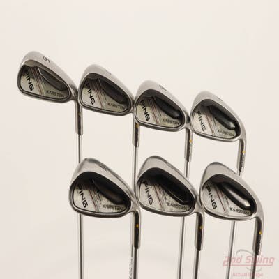 Ping 2014 Karsten Iron Set 6-PW AW SW Ping KS 401 Graphite Regular Right Handed Yellow Dot +1/2"