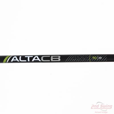 Used W/ Ping RH Adapter Ping ALTA CB 70 Black 70g Hybrid Shaft Senior 39.0in