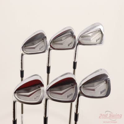 Ping i210 Iron Set 5-PW UST Mamiya Recoil ESX 460 F3 Graphite Regular Left Handed Black Dot +1/4"