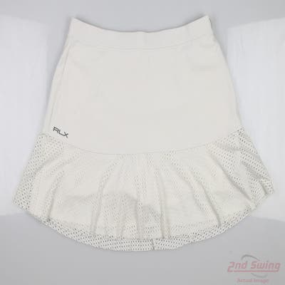 New Womens Ralph Lauren RLX Skort Medium M White MSRP $148