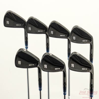 Sub 70 659 MB Forged Black Iron Set 5-PW AW Project X IO 6.0 Steel Stiff Right Handed +1/2"