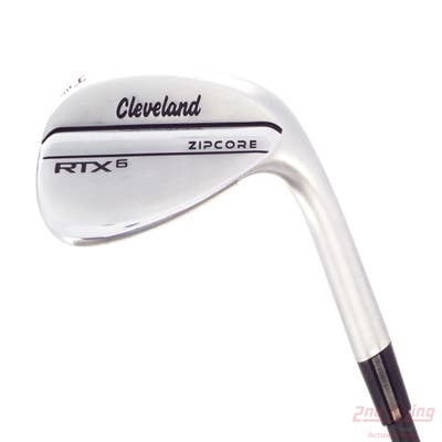 Cleveland RTX 6 ZipCore Tour Satin Wedge Sand SW 54° 10 Deg Bounce Mid FST KBS MAX Graphite 65 Graphite Regular Right Handed 35.25in
