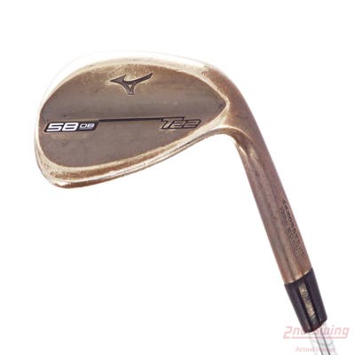Mizuno T22 Denim Copper Wedge Lob LW 58° 8 Deg Bounce C Grind True Temper Dynamic Gold Tour Issue S400 Steel Stiff Right Handed 35.5in