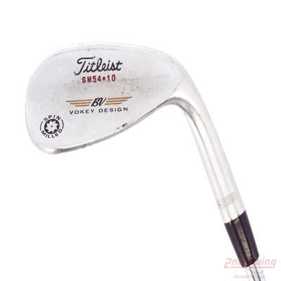 Titleist Vokey Spin Milled Wedge Sand SW 54° 10 Deg Bounce True Temper Dynamic Gold Steel Wedge Flex Right Handed 35.5in