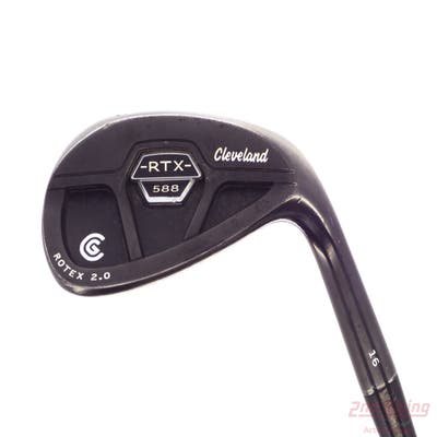 Cleveland 588 RTX 2.0 CB Black Satin Wedge Sand SW 56° 16 Deg Bounce True Temper Dynamic Gold Steel Wedge Flex Right Handed 35.5in