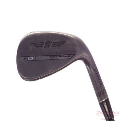 Titleist Vokey SM10 Jet Black Wedge Gap GW 50° 12 Deg Bounce F Grind True Temper AMT Tour White Steel X-Stiff Right Handed 35.25in