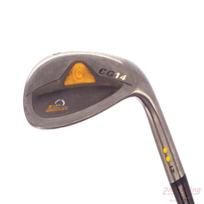 Cleveland CG14 Gunmetal Wedge Lob LW 60° 12 Deg Bounce Cleveland Traction Wedge Steel Wedge Flex Right Handed 35.25in