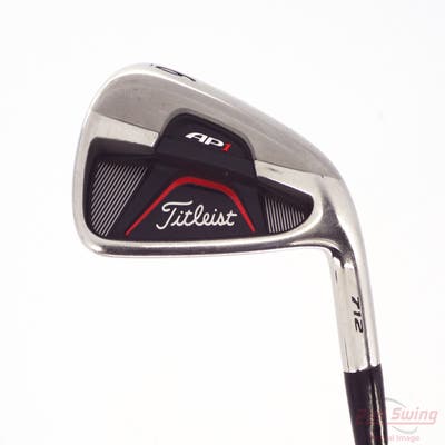 Titleist 712 AP1 Single Iron 6 Iron Graphite Design Tour AD Iron 65 Graphite Stiff Right Handed 38.25in