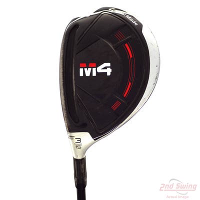 TaylorMade M4 Fairway Wood 3 Wood 3W 15° Fujikura ATMOS 5 Red Graphite Regular Left Handed 43.5in