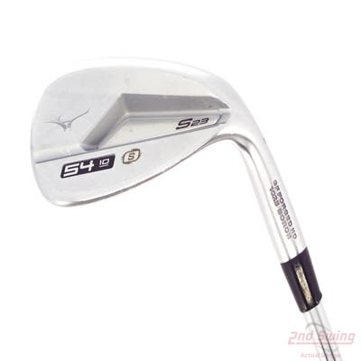 Mizuno S23 Satin Chrome Wedge Sand SW 54° 10 Deg Bounce S Grind FST KBS Hi-Rev 2.0 115 Steel Wedge Flex Right Handed 35.5in