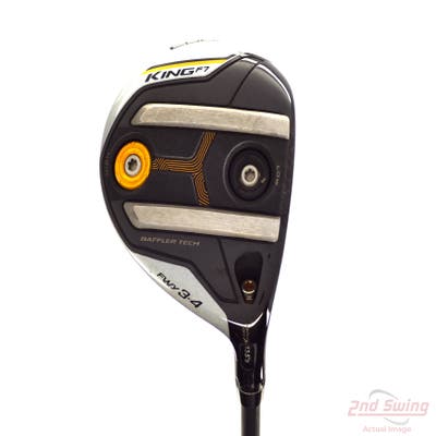 Cobra King F7 Fairway Wood 3-4 Wood 3-4W 13.5° Aldila Rogue Black 95 MSI 70 Graphite Regular Right Handed 43.25in