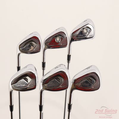 Titleist T200 Iron Set 6-PW AW True Temper AMT Black S300 Steel Stiff Left Handed STD
