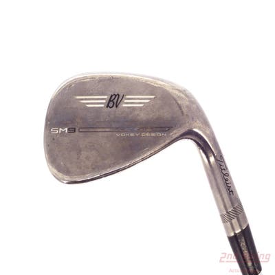 Titleist Vokey SM9 Brushed Steel Wedge Pitching Wedge PW 48° 10 Deg Bounce F Grind True Temper Dynamic Gold S400 Steel Stiff Right Handed 35.75in