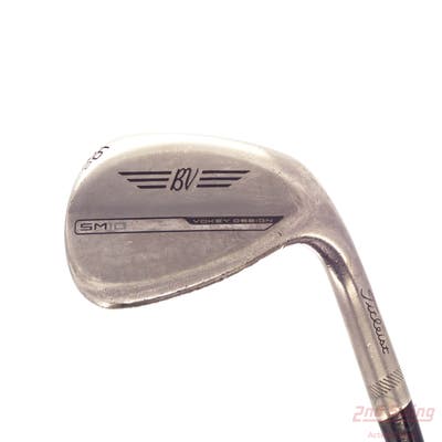 Titleist Vokey SM10 Nickel Wedge Sand SW 56° 12 Deg Bounce D Grind Stock Steel Shaft Steel Wedge Flex Right Handed 35.25in