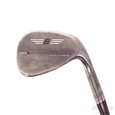 Titleist Vokey SM9 Brushed Steel Wedge Gap GW 52° 12 Deg Bounce F Grind True Temper Dynamic Gold S400 Steel Stiff Right Handed 35.5in