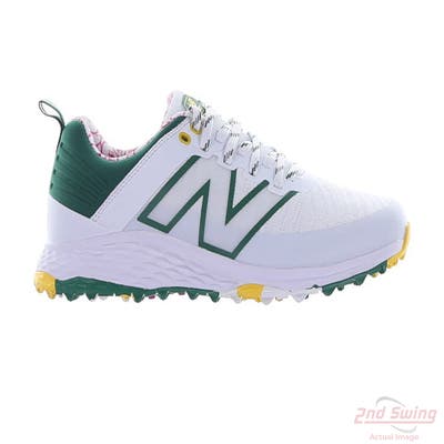 New Mens Golf Shoe New Balance Fresh Foam Contend V2 Medium 10 White/Green MSRP $100 MG406WG