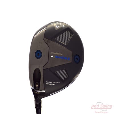Callaway Paradym Ai Smoke Ti 340 Mini Driver 13.5° Mitsubishi Tensei CK Orange 70 Graphite X-Stiff Left Handed 42.75in
