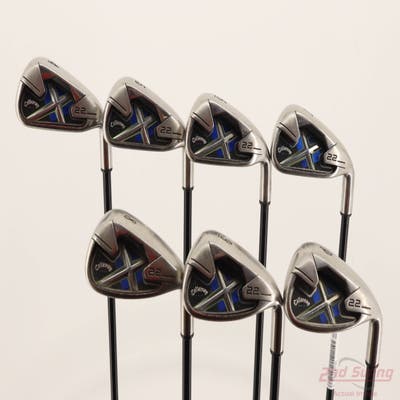 Callaway X-22 Iron Set 4-PW Callaway Stock Graphite Graphite Senior Right Handed STD