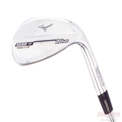 Mizuno T22 Satin Chrome Wedge Lob LW 58° 12 Deg Bounce D Grind Oban CT-100 Steel Regular Right Handed 34.5in