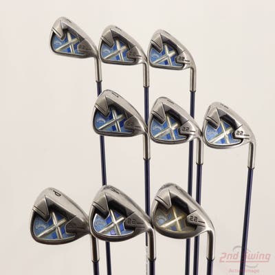 Callaway X-22 Iron Set 4-PW AW Callaway Stock Graphite Graphite Ladies Right Handed -1"