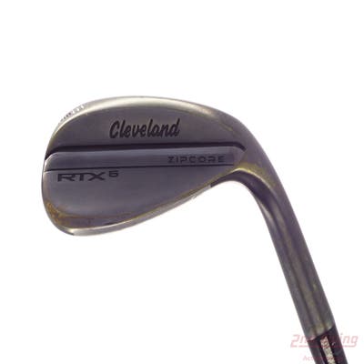 Cleveland RTX 6 ZipCore Black Satin Wedge Lob LW 58° 10 Deg Bounce Mid True Temper Dynamic Gold Spinner Tour Issue Steel Wedge Flex Right Handed 35.0in