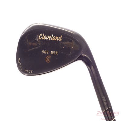 Cleveland 588 RTX Custom Black Nickel Wedge Pitching Wedge PW 46° 8 Deg Bounce Nippon NS Pro Zelos 6 Steel Regular Right Handed 36.0in