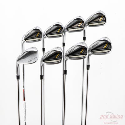 TaylorMade Rocketbladez Iron Set 4-PW AW TM RocketFuel 85 Steel Steel Regular Left Handed +1/2"