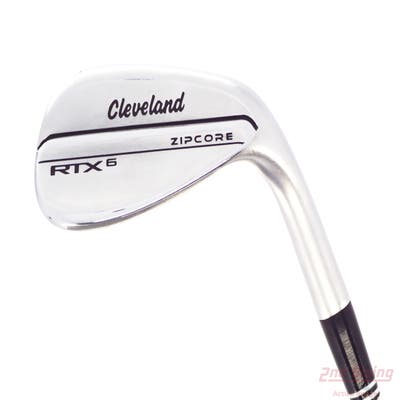 Cleveland RTX 6 ZipCore Tour Satin Wedge Gap GW 52° 10 Deg Bounce Mid True Temper Dynamic Gold Spinner Tour Issue Steel Wedge Flex Right Handed 35.75in