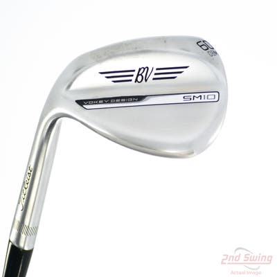 Mint Titleist Vokey SM10 Tour Chrome Wedge Lob LW 60° 8 Deg Bounce M Grind Titleist Vokey BV Steel Wedge Flex Left Handed 35.5in