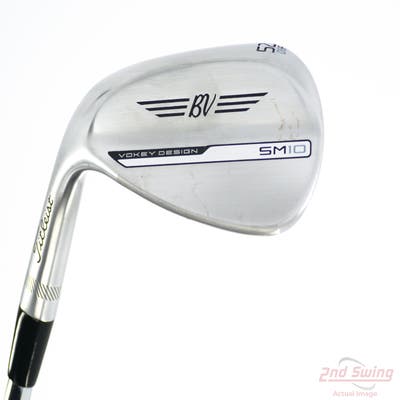 Mint Titleist Vokey SM10 Tour Chrome Wedge Gap GW 52° 8 Deg Bounce F Grind Titleist Vokey BV Steel Wedge Flex Left Handed 35.75in