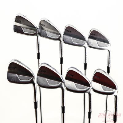 Ping i525 Iron Set 3-PW KBS Tour 110 Steel Regular Right Handed Blue Dot +1/4"