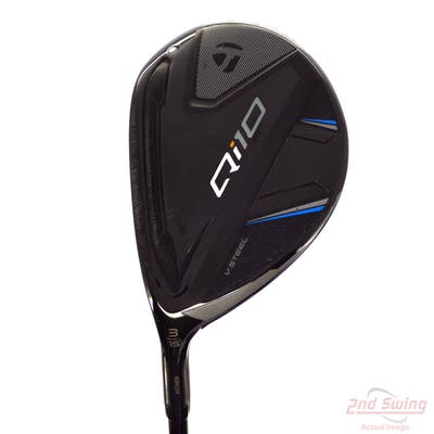 TaylorMade Qi10 Fairway Wood 3 Wood 3W 15° Fujikura Ventus TR Blue 6 Graphite Regular Left Handed 43.25in