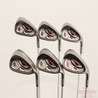 Ping Faith Iron Set 7-PW GW SW Ping ULT 200 Ladies Graphite Ladies Right Handed Purple dot +1/4"